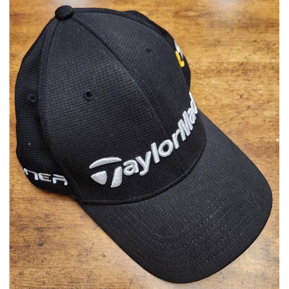 TaylorMade Golf R9 Burner Strapback Adjustable Hat Cap Dad Men Women Black White